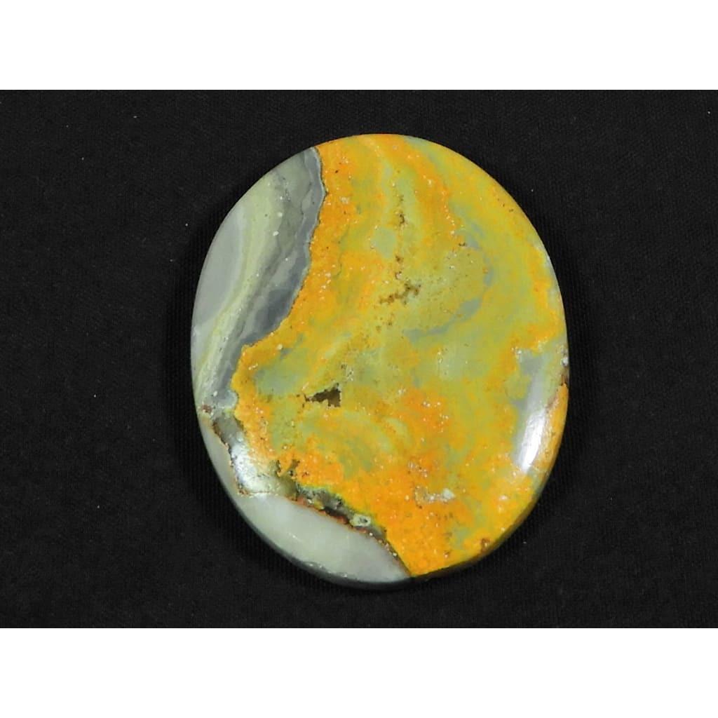 50Cts. Natural Bumble Bee Jasper Oval Cabochon Loose Gemstone 29X36X05 MM D-86