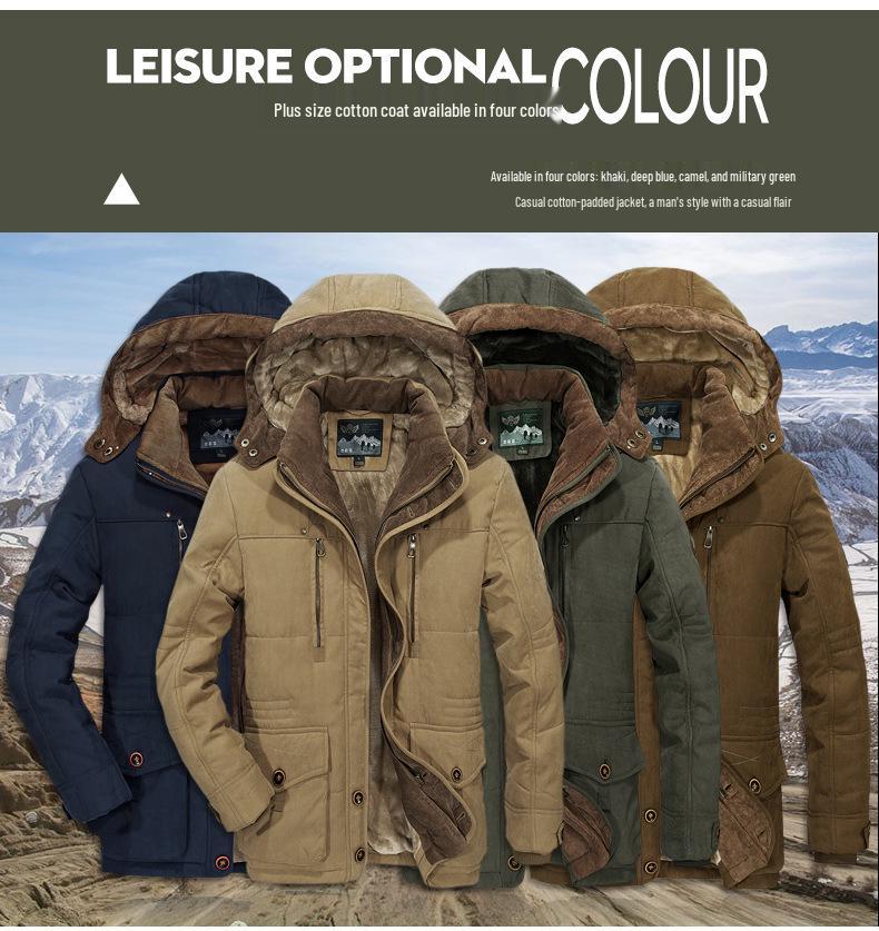 Blaue 3D-Aufsatztasche Plüsch Reißverschluss Baumwolle Locker geschnitten Jugend Daunenjacke