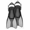 Adjustable Accessible Heel Flippers Flexible Adjustable Underwater Fins Accessible Heel Aquatic Fins Soft Foot Pocket for Adults