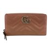 Zip Around GG Marmont Leather Purse Pink Leather Used