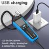 Portable Combustible Natural Gas Leak Location Determine Meter Tester Analyzer Accurate Detection with Sound Light Alarm