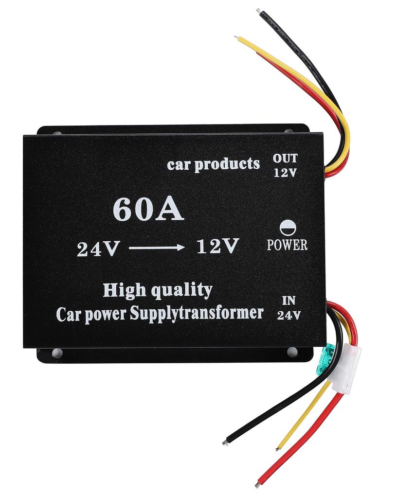 YU-YU DC-DC Converter, DC 24V to , 60A, Deco Converter, DC Voltage Converter, Cooling