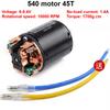 1pc 540 Brushed Motor 80T 13T 17T 23T 21T 27T 35T 45T 55T for 1/10 Off-Road Rock Crawler RC Car 540 Brushed Motor
