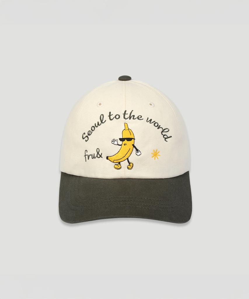 Peuluaen Fru& Seoul Single Cap_Tone On Tone Khaki