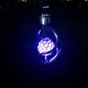 1Pc Outdoor Stainless Steel LED Solar Light Hollow Ball Acrylic Ball Rotating Chandelier Garden Landscape Light Waterproof
