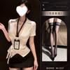 Sex lingerie sexy secretary hip skirt suit pure desire to flirt small chest uniform pajamas woman