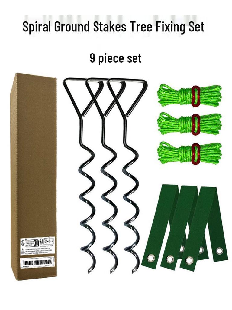 Spiral Tree Stake Kit - Heavy Duty Support Set