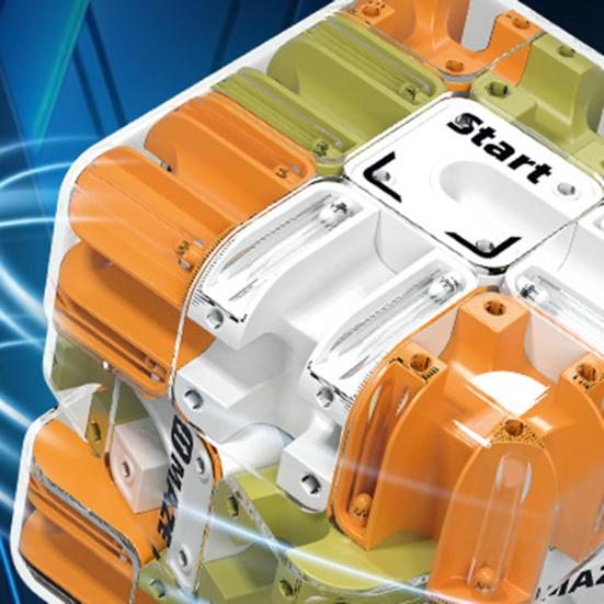 1/2 Pièces Labyrinthe à Billes Cube Casse-tête Labyrinthe Cube 3D Soulagement du Stress Entraînement de la Pensée Logique Labyrinthe à Billes Cube Jouet Éducatif