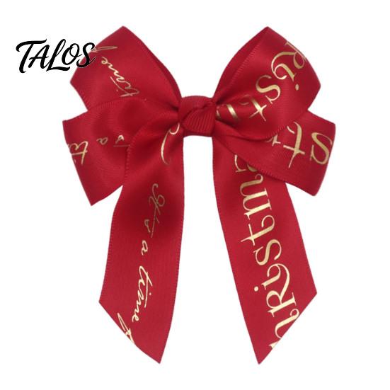 Decorative Bows for Gift Boxes Christmas Bow Hair Clips Women and Girls, Festive Accessories, Cute Accessories Holiday Photos Non Slip Barrettes