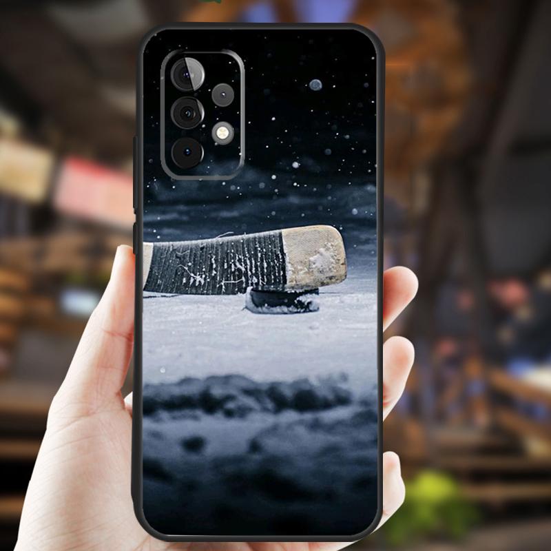 Ice Hockey Rink Case For Samsung Galaxy A05 A06 A22 A53 A33 A26 A16 A56 A36 A32 A52 A54 A34 A14 A55 A15 A35