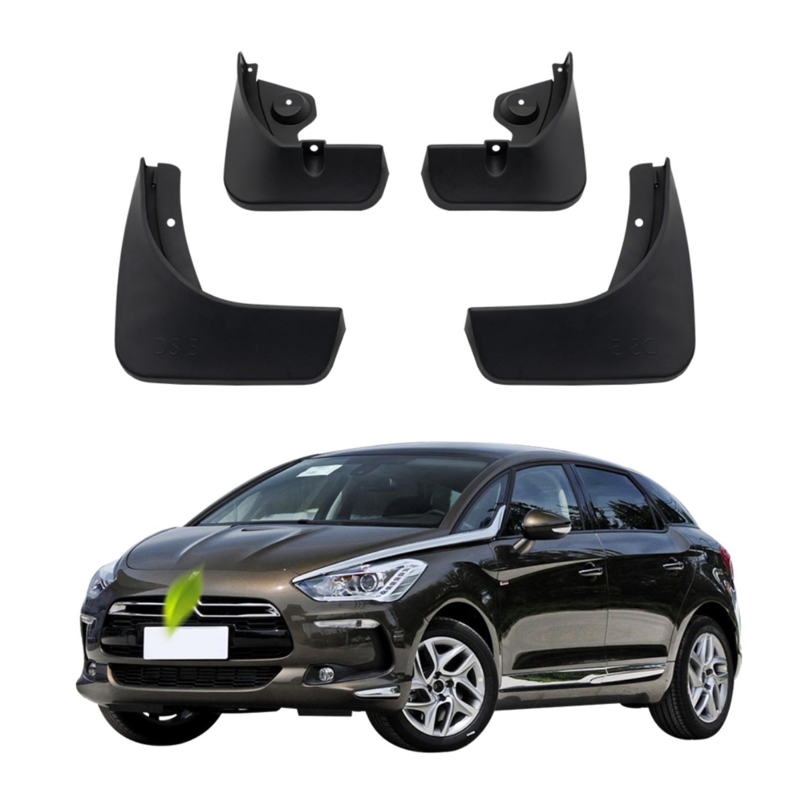 

4PCS Car Mud flaps Splash Guards Mudguards Car Mud Flaps Compatible with Citroen DS5 2011 2012 2013 2014 2015 2016 2017 2018 2019 XT-03 чёрный