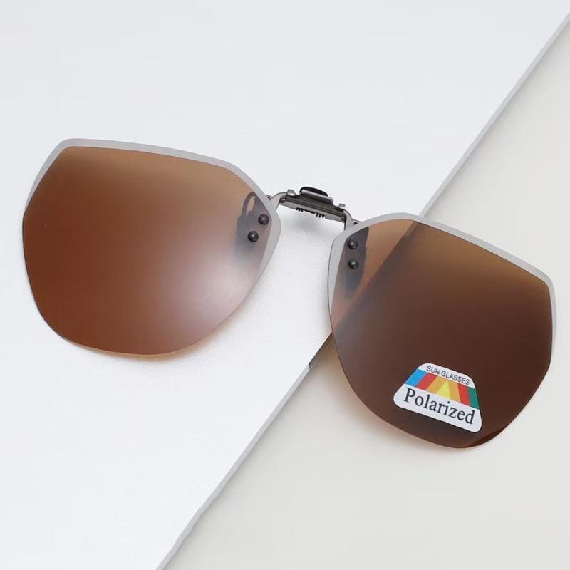 Polarized Clip On Sunglasses Men Women Photochromic Car Driver Goggles Night Vision Glasses Anti Glare Vintage Square Glasses
