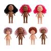 24CM Potato Doll Movable Joint BJD Vinyl Doll Soft Rubber Baby Doll for DIY Styling And Creative Play Children Companion Toy Gifts
