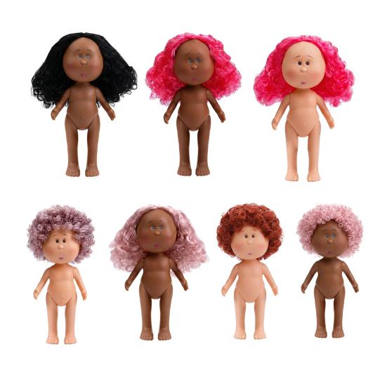 24CM Potato Doll Movable Joint BJD Vinyl Doll Soft Rubber Baby Doll for DIY Styling And Creative Play Children Companion Toy Gifts