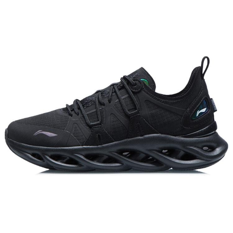 New LINING Li Ning Arc Running Shoes Women's Low Top Black ARHQ088-10