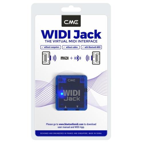 CME WIDI Jack - Bluetooth MIDI Interface for TRS/DIN MIDI Devices - Powered by MIDI Out or USB-C - Ultra-Low Latency 3ms Wireless MIDI EWI for Synthes