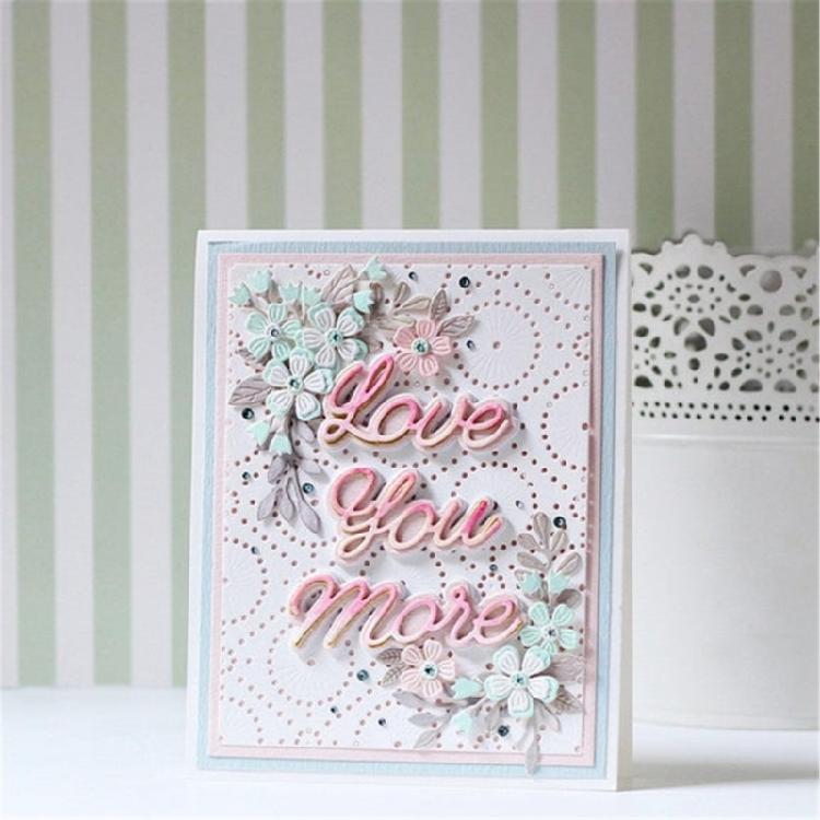 Christmas Light Die Cuts Embossing Stencils Leaf Metal  Cutting Dies Stencils for Album Cards Photo Decorations