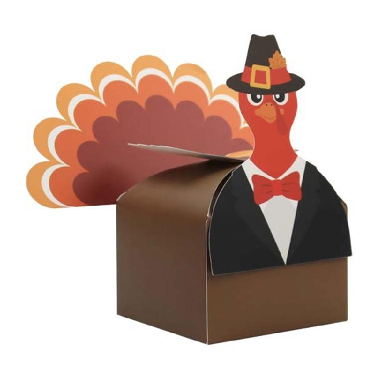 Bulk Thanksgiving Turkey Party Supplies Paper Gift Boxes For Festives Decorations And Family Activities