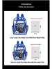 Large Capacity Transparent PVC Backpack for Students