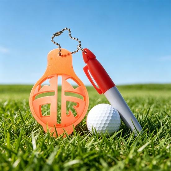 Golf Ball Line Marker Tool With Pen Golf Ball Putting Alignment Marking Tools