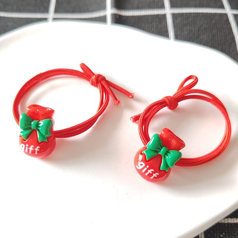 2024 Christmas Kids' Hair Accessories: Santa, Snowman, Reindeer Tree Hair Ties & Scrunchies