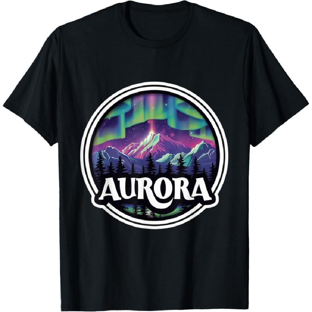 

Aurora Colorado Rock Mountains CO Skiing Winter Denver Snow T-Shirt S