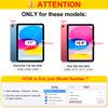 iPad (A16) Case/iPad 10th Generation Case [11-Inch /10.9 Inch ] with Pencil Holder, Smart Cover with Soft TPU Back