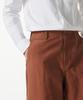 MUSINSA STANDARD Back Satin Wide Officer Pants [Brick Red]