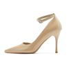6-Pointed Thin Heel High Heels Women's Summer New Side Empty High Heel Single Shoes Niche Design Sense