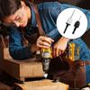 2PCS Keyless Drill Chucks With 10PCS Bits 1/4 Inch Hex Shank Drill Chuck Fast Change Converter Extension Screwdriver Drill