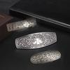 Lemegeton Celtic Knot Metal Hair Clip Tree of Life Viking Retro Silver Hair Clip Handmade Barrett Jewelry Birthday Gift