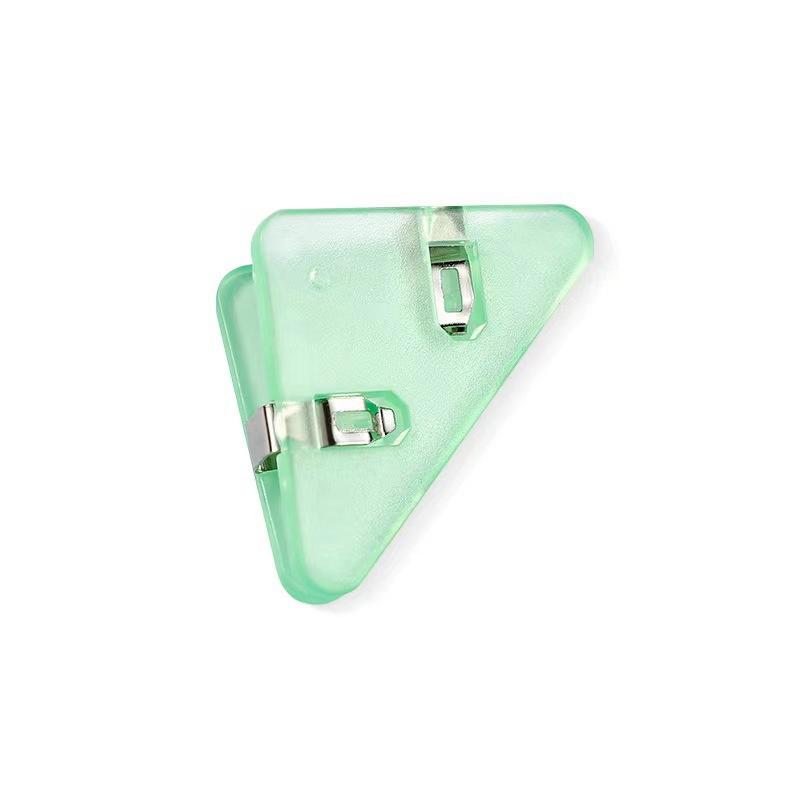 20Pcs Color Triangle Clip Bill Clip Book Paper Corner Clip For Desk Storage Shelf Stationery Office Desktop Organizer Clip