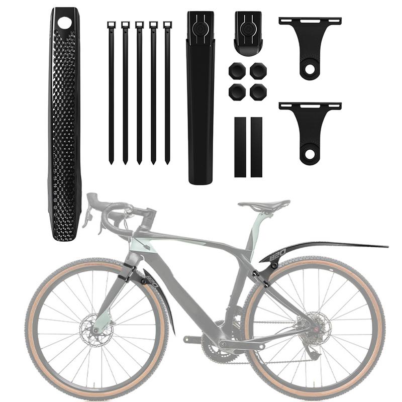 Front Rear Tire Mud Guards Strong Toughness Cycling Mud Flaps Lightweight Front & Rear Mudguard for Front Rear Wheels Below 50mm