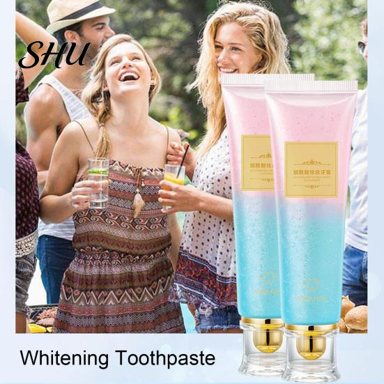 Safe Teeth Brightening Paste 1/2Pcs 100G Whitening Nicotinamide Toothpaste Men Women Bad Moisturizing Breath Stain Removal Gums Care Deep Cleaning