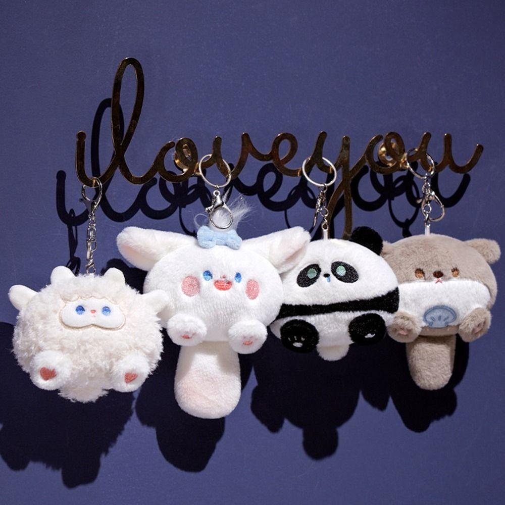 Plush Kids Stuffed Animal Toys PP Cotton Cute Bag Pendant Plush Doll Keychain  Car Accessories