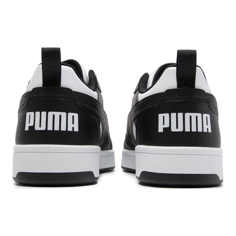 New PUMA Rebound V6 Low 'Black White' 392328-01