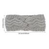 Winter Hair Accessories Stretch Knotted Crochet Ear Warmer Knitted Hair Bands Headbands for Women
