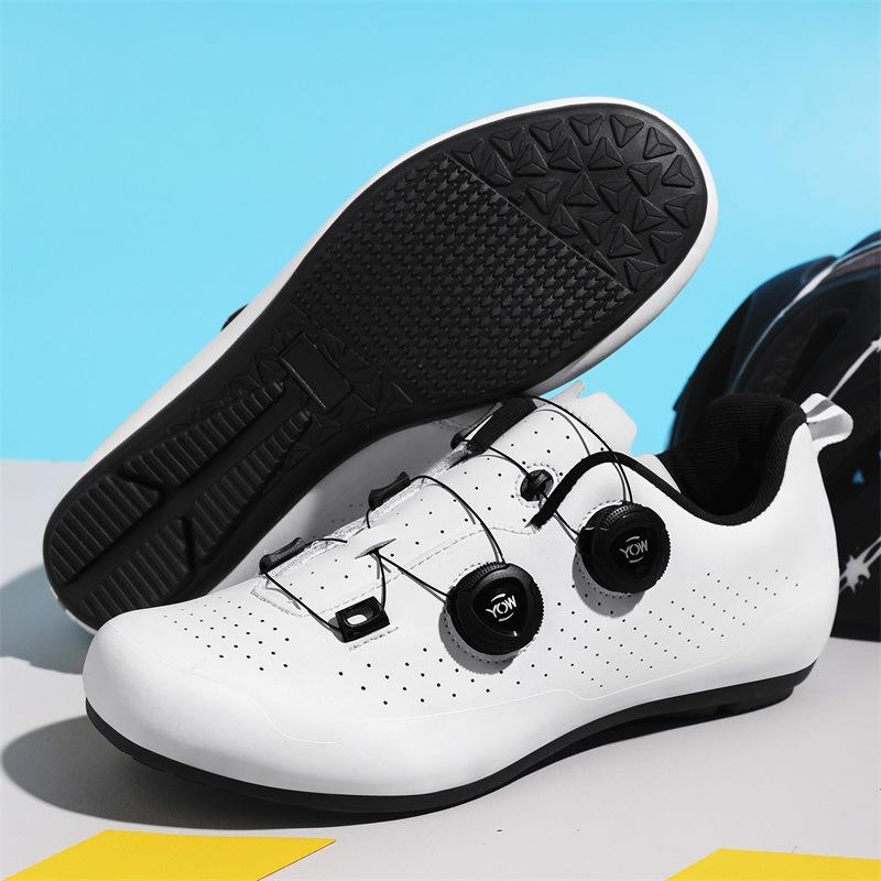 Foreign Trade Bicycle Shoes Cycling Shoes Men and Women Road Bike Lock Shoes Mountain Bike Help Shoes Hard Sole