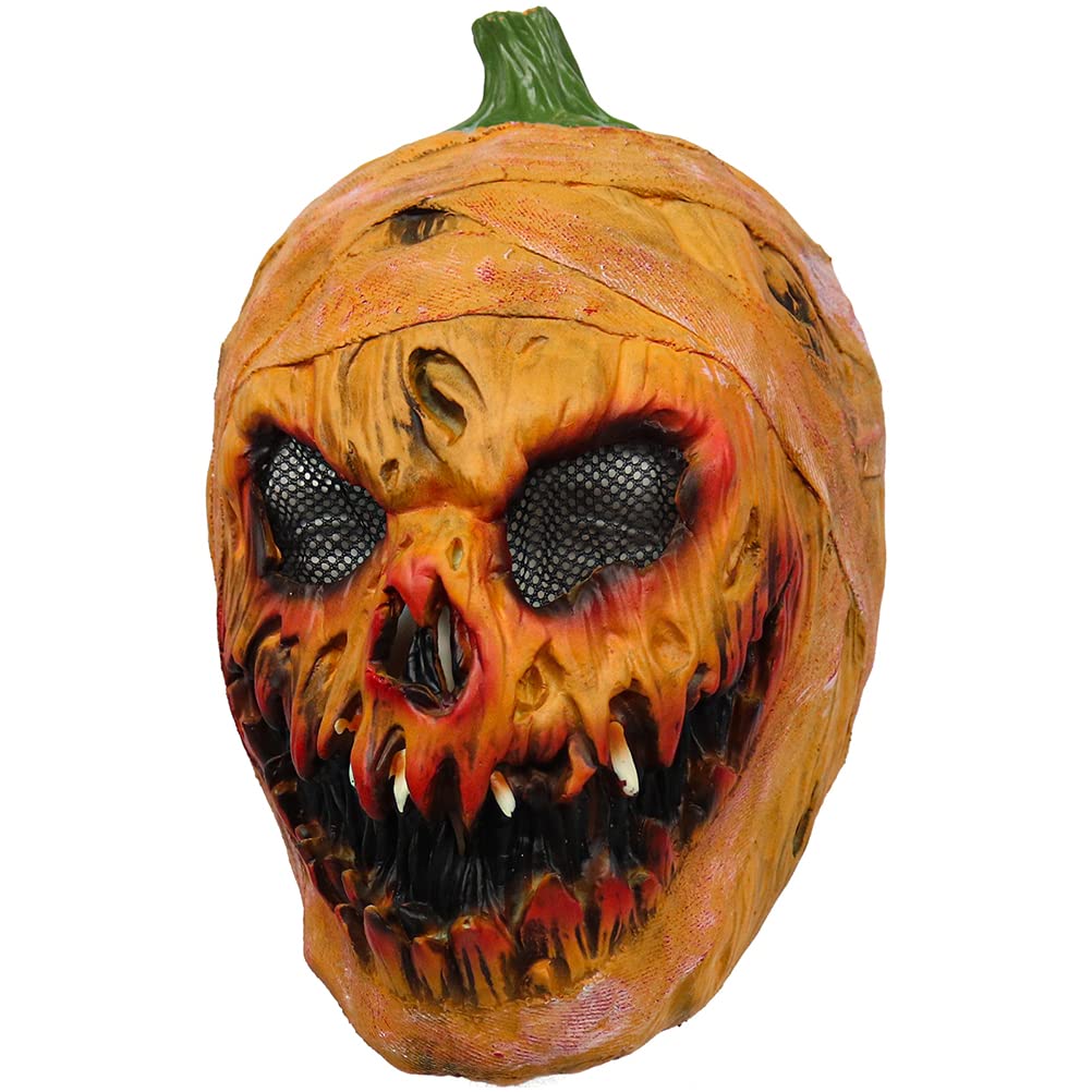 Pumpkin Headdress - Halloween Pumpkin Headdress Latex Pumpkin Headdress Halloween Costume
