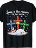 Jezus Is De Reden Voor Het Seizoen Christelijke Kerst Xmas T-Shirt-220g100% katoen