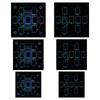 Tarots Tablecloth Multifunction Divination Table Cloth 50x50/60x60/75x75cm Board Game Oracles Card Pad Runes Support Mat