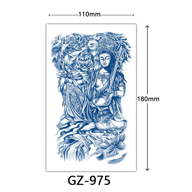 Juice Tattoo Stickers, Herbal Tattoo Stickers, Semi-Permanent English Letter Tattoo Stickers Tattoo