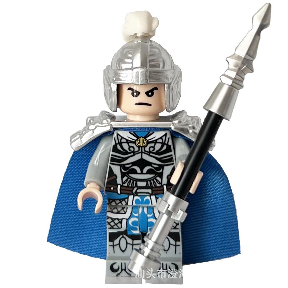 Three Kingdoms Xiaoxia Series Ancient Chinese Generals And Soldiers Doll Children'S Assembled Building Block Toy