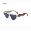 Vintage One Piece Black White Patchwork Sunglasses Women New Fashion  Gradient Rectangle Sun Glasses Ladies Driving Shades