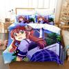 New Anime Girls The Demon Girl Next Door Bedding Set Single Twin Full Queen King Size Bed Set Adult Kid Bedroom Duvet cover Sets