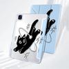 Jumping Cat Y-Fold Holder Cover Tablet Case For iPad Pro 2025 Mini 6 7 Air 4 5 M3 M2 1 2 M4 11inch Pro 11th 10th 9th 8th 7th