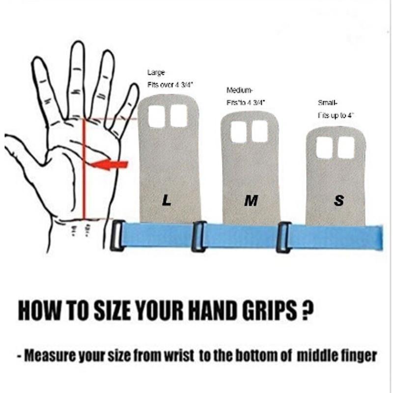 1Pair/2PC Gym Training Leather Palm Protector Size S/M/L Pull Up Weight Lifting Gymnastics Grip Hand