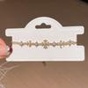 Iris Blume Zirkon Kreuz Verstellbares Armband Für Frauen Modeschmuck Geschenk Für Sie