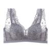 Manufacturer wholesale new vest lace bra without steel ring gathering small chest underwear comfortable thin cup