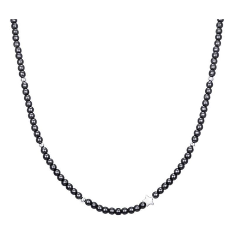 J.ESTINA STELLA Black Spinel Bead Necklace (JJLJNZ4BF391BR420)